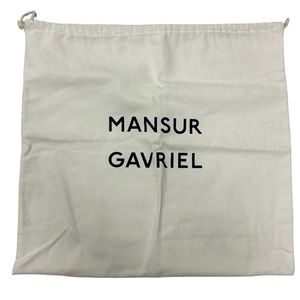 Mansur Gavriel dust bag 12”x23”